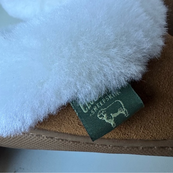 Cloud Nine Women's Sunrise Clog Slippers Brown White Sheepskin Slippers Size:5 - Picture 14 of 16